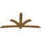 Ekena Millwork Davenport Rough Sawn Timber Gable Bracket, Western Red Cedar, 96"W x 48"H x 2"D x 6"F, 12/12 Pitch GBW096X48X0206DAV00RWR - alternate 2